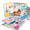 eeBoo 6 Years|5 Years < A Day in Paris Paper Doll Set