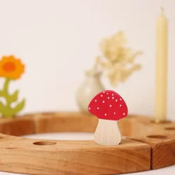 Grimm's Spiel u0026 Holz Summer Nature Table|Wooden Toys < Agaric Toadstool Decorative Figure