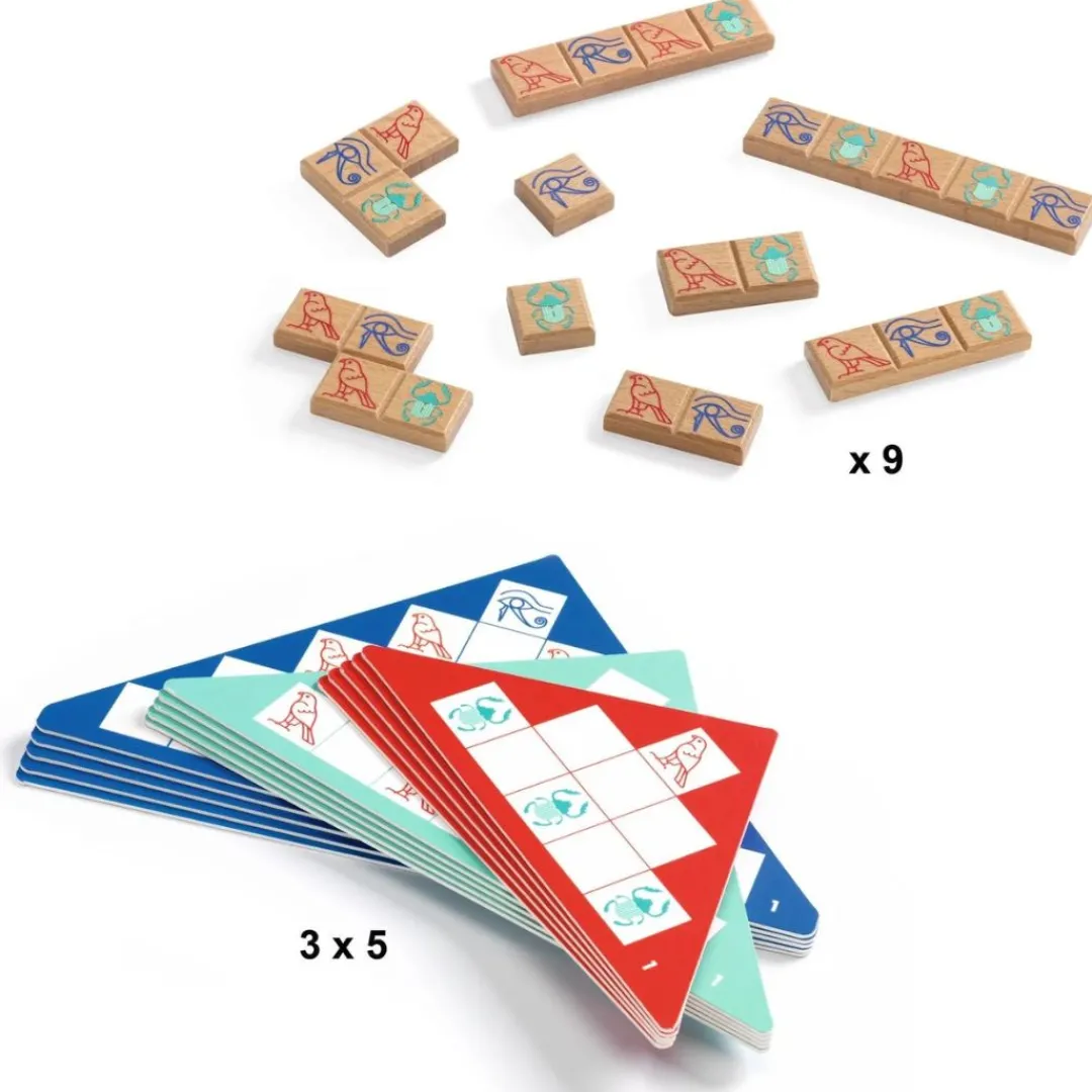 Djeco Wooden Toys|Games < Ancient Egyptian Pyramid Logic Game