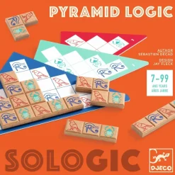 Djeco Wooden Toys|Games < Ancient Egyptian Pyramid Logic Game