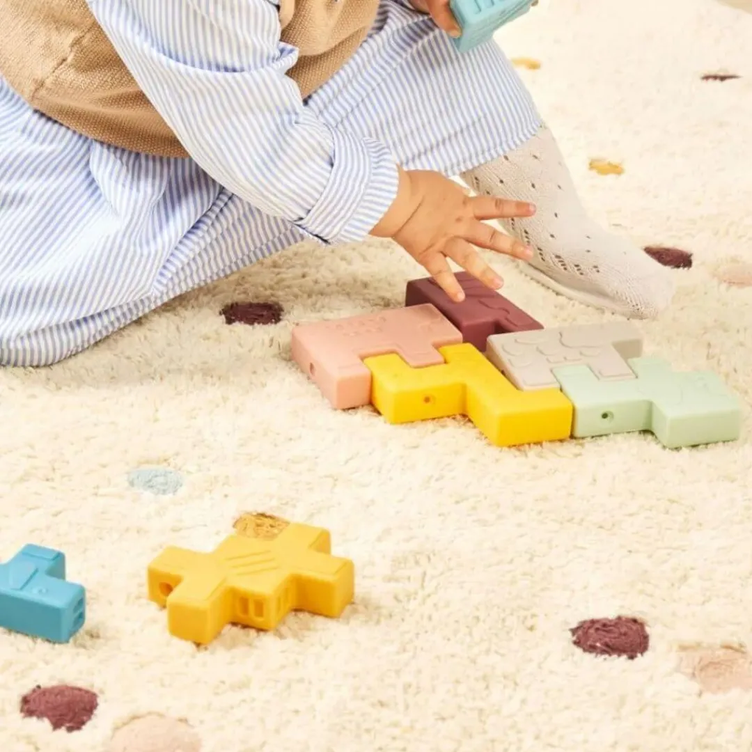 Miniland 12-24 Months|Early Learning < Animal Block Sensory Puzzle