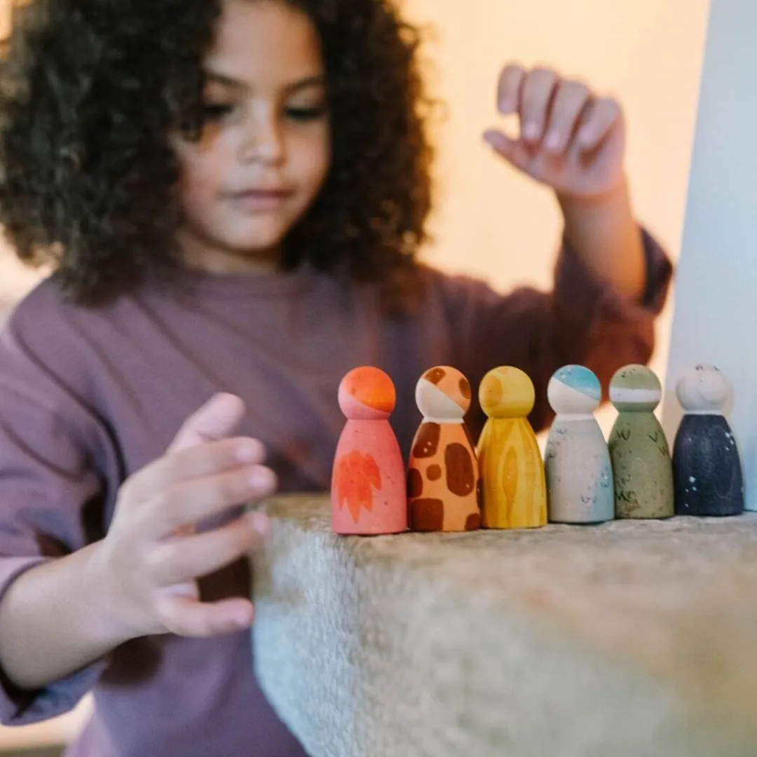 Grapat Wooden Toys|4 Years < Animal Crew Wooden Nins Set