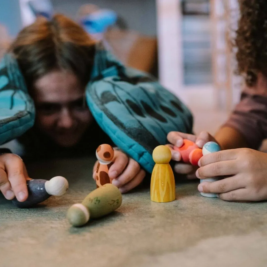 Grapat Wooden Toys|4 Years < Animal Crew Wooden Nins Set