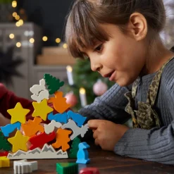HABA Wooden Toys|Games < Animal Upon Animal - Christmas Stacking Game