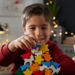 HABA Wooden Toys|Games < Animal Upon Animal - Christmas Stacking Game