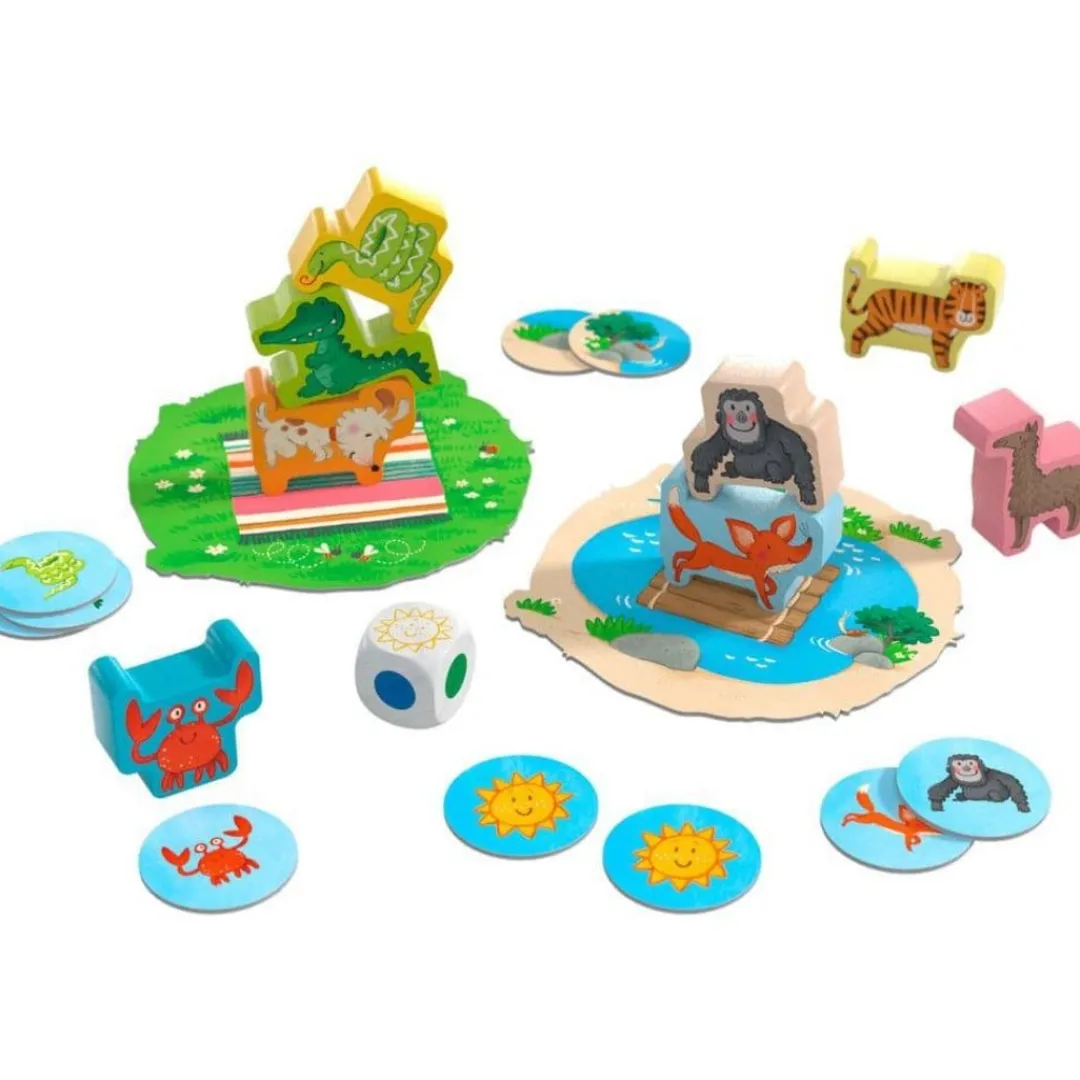 HABA Games|2 Years < Animal Upon Animal Junior Game