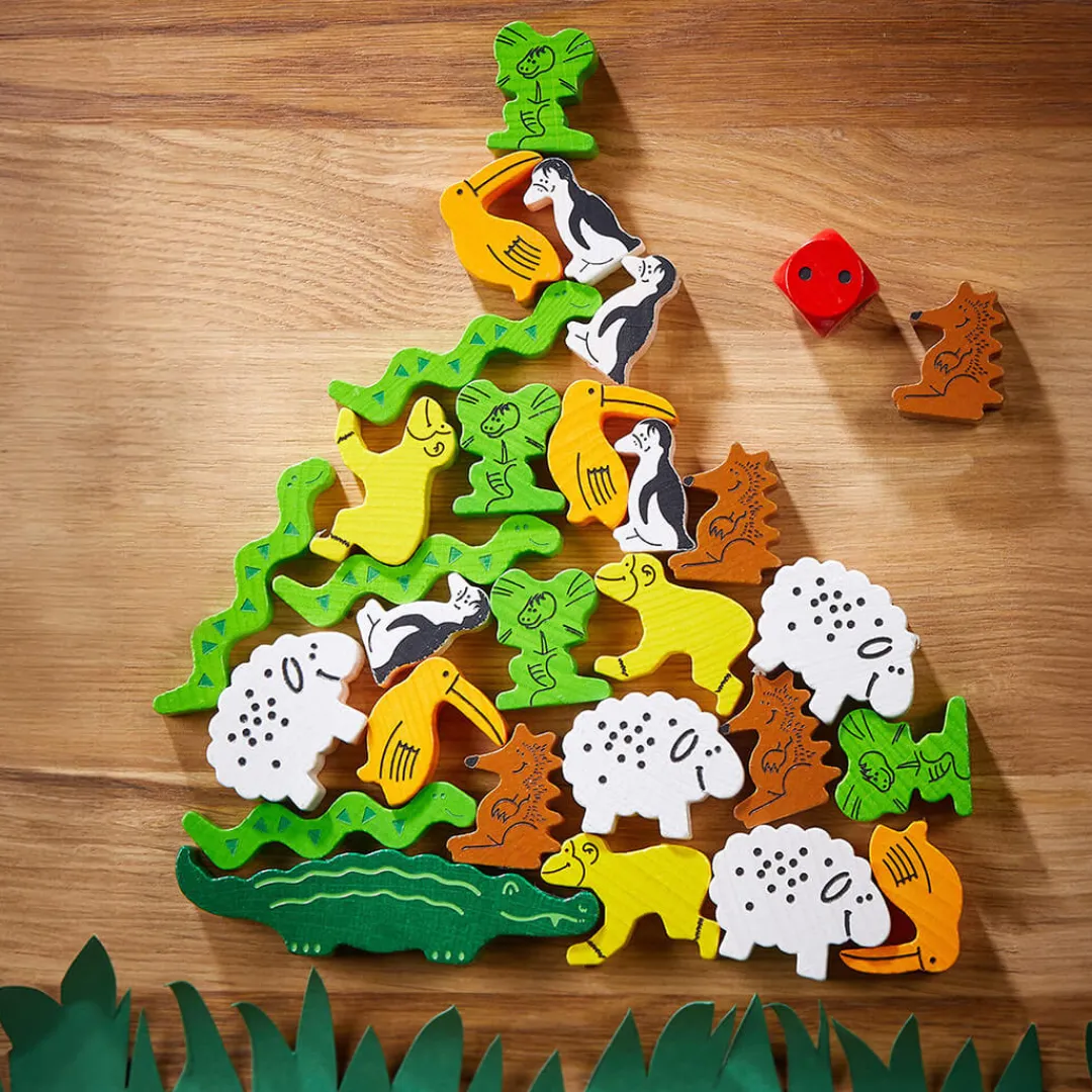 HABA 6 Years|5 Years < Animal Upon Animal Stacking Game
