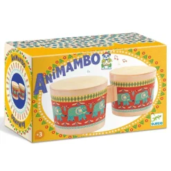 Djeco Wooden Toys|4 Years < Animambo Bongo Drums Musical Instrument