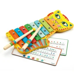 Djeco Wooden Toys|4 Years < Animambo Metallophone Musical Instrument
