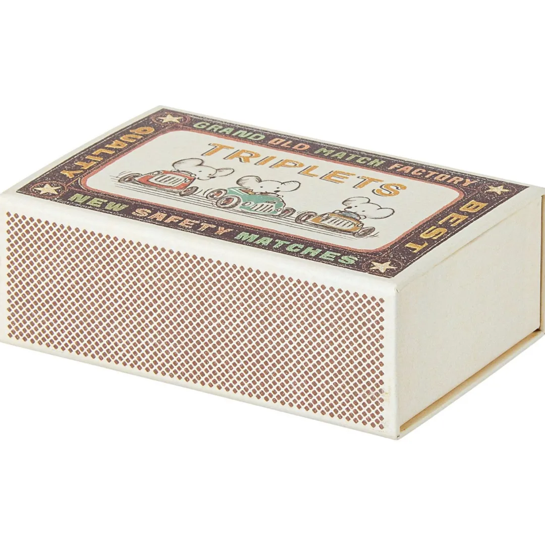 Maileg Maileg Collection|4 Years < Baby Mice Triplets in a Matchbox