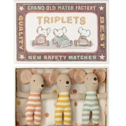 Maileg Maileg Collection|4 Years < Baby Mice Triplets in a Matchbox