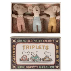 Maileg Maileg Collection|4 Years < Baby Mice Triplets in a Matchbox