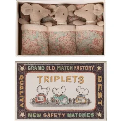 Maileg Maileg Collection|4 Years < Baby Mice Triplets in a Matchbox
