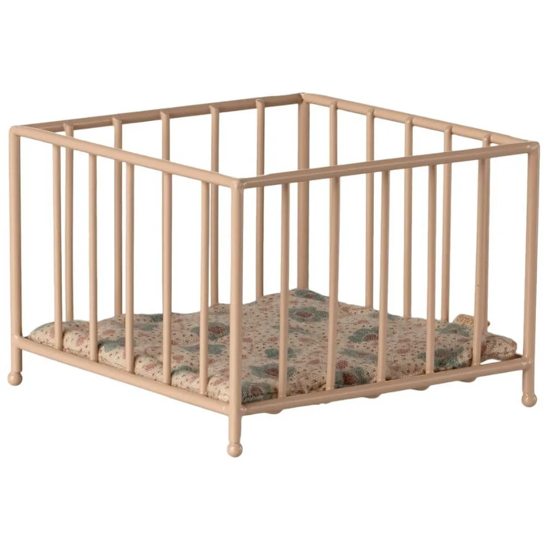Maileg Maileg Collection|3 Years < Baby Mouse Playpen - Rose
