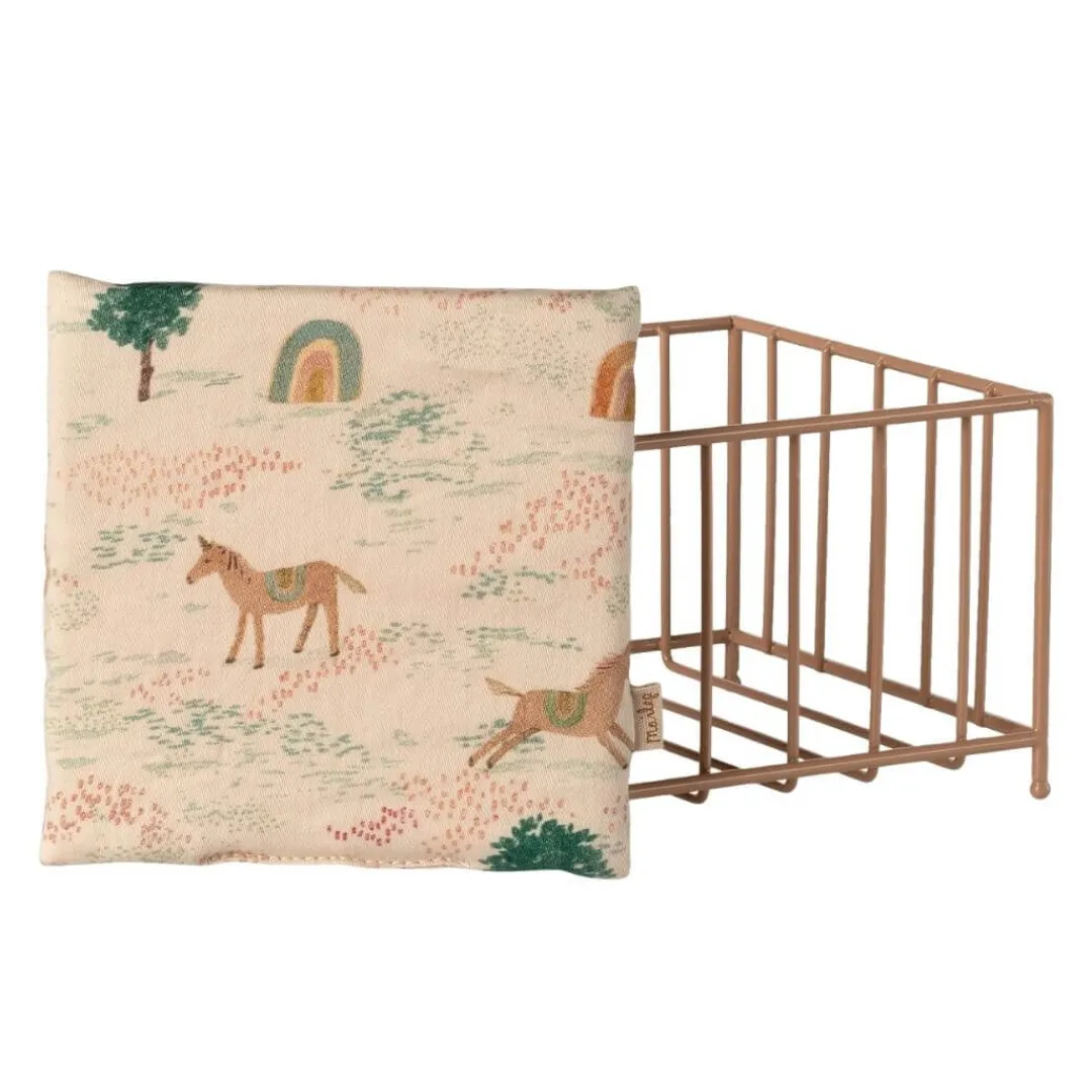 Maileg Maileg Collection|3 Years < Baby Mouse Playpen - Rose
