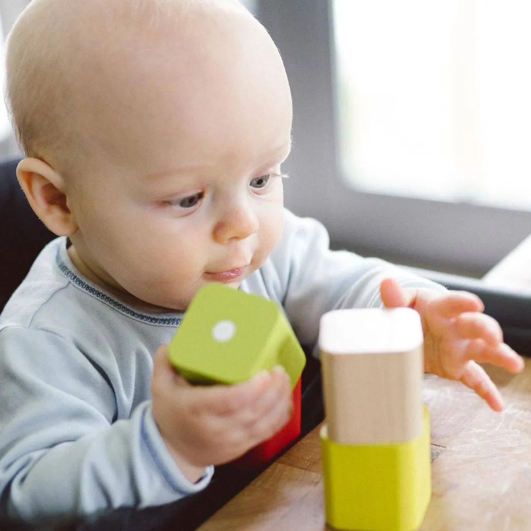 Tegu 12-24 Months|Wooden Toys < Baby's First Magnetic Blocks - 6-Piece Set