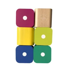 Tegu 12-24 Months|Wooden Toys < Baby's First Magnetic Blocks - 6-Piece Set
