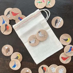 Maple Landmark Outdoor Toys|Wooden Toys < Backyard Birds Wooden Memory Game