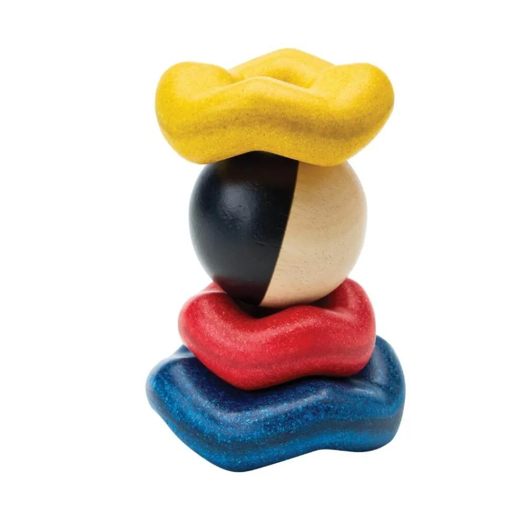 PlanToys 12-24 Months|Early Learning < Ball and Wave Stacking Toy