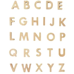 Wee Gallery Early Learning|Wooden Toys < Bamboo Alphabet Set