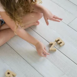Wee Gallery Early Learning|Wooden Toys < Bamboo Alphabet Set