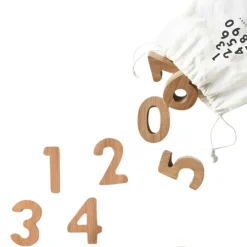 Wee Gallery Wooden Toys|Early Learning < Bamboo Number Set
