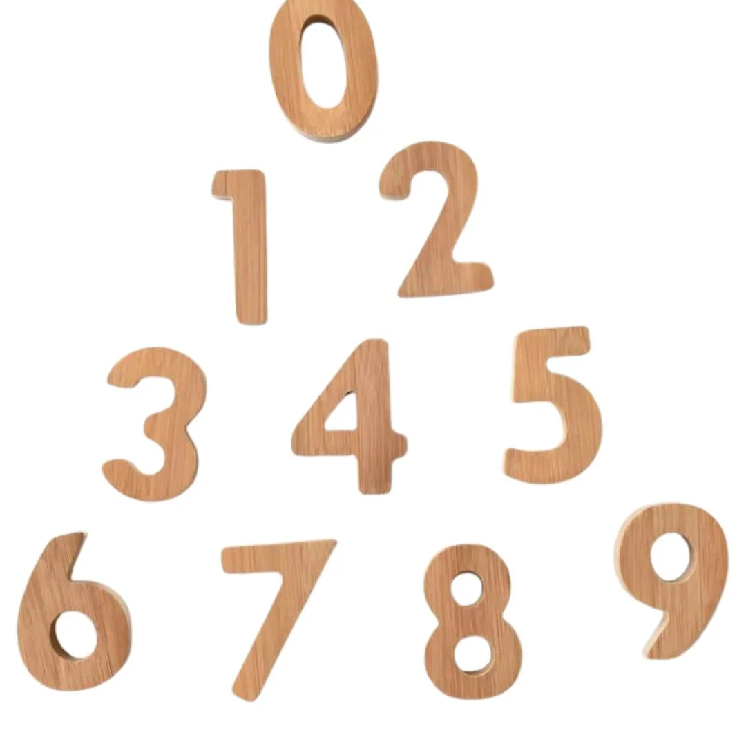 Wee Gallery Wooden Toys|Early Learning < Bamboo Number Set