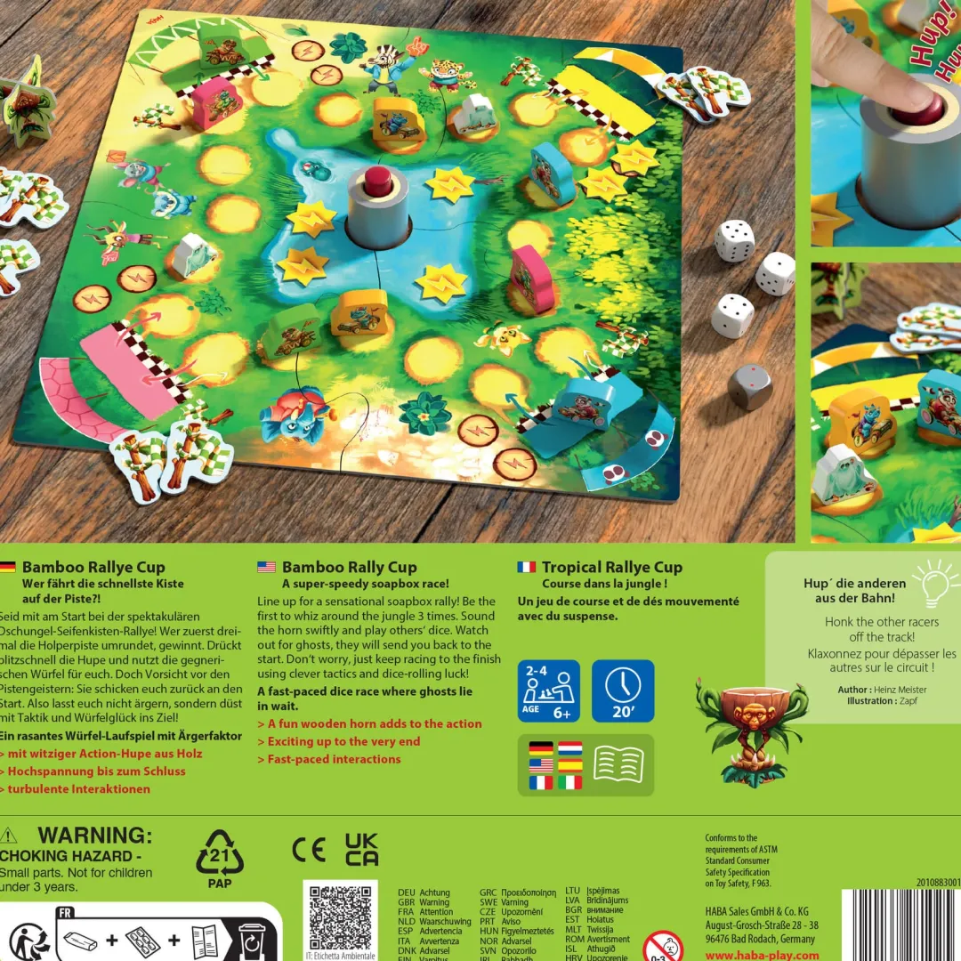 HABA 6 Years|Games < Bamboo Rally Cup - Hype in the Jungle Game