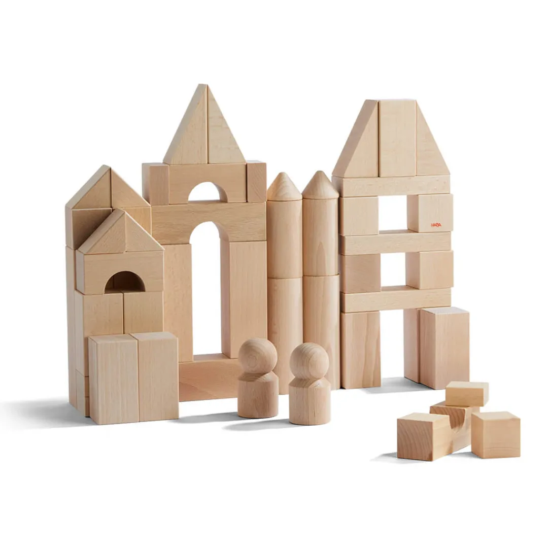 HABA Wooden Toys|4 Years < Basic Building Blocks - Large Starter Set