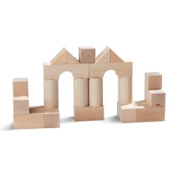 HABA Wooden Toys|4 Years < Basic Building Blocks - Small Starter Set