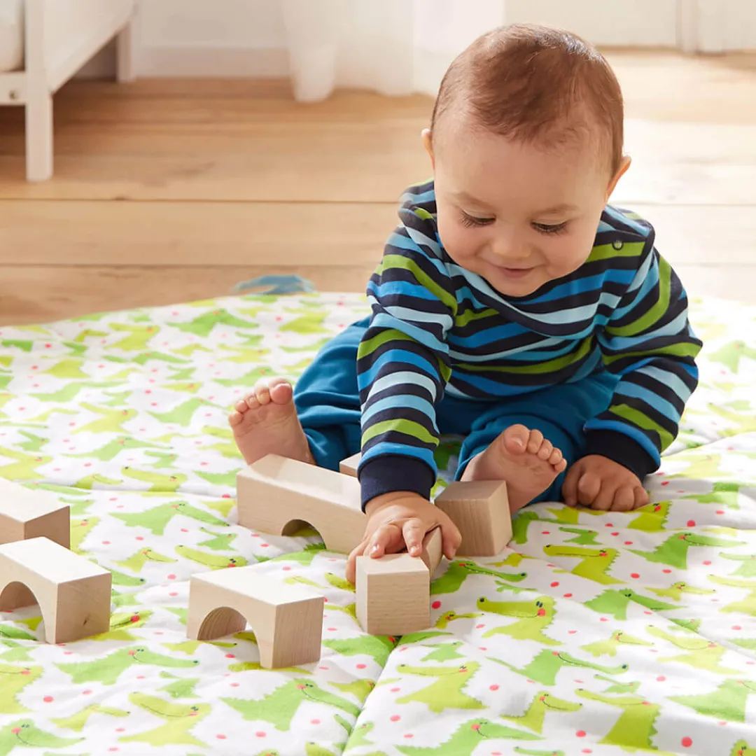 HABA Wooden Toys|4 Years < Basic Building Blocks - Small Starter Set
