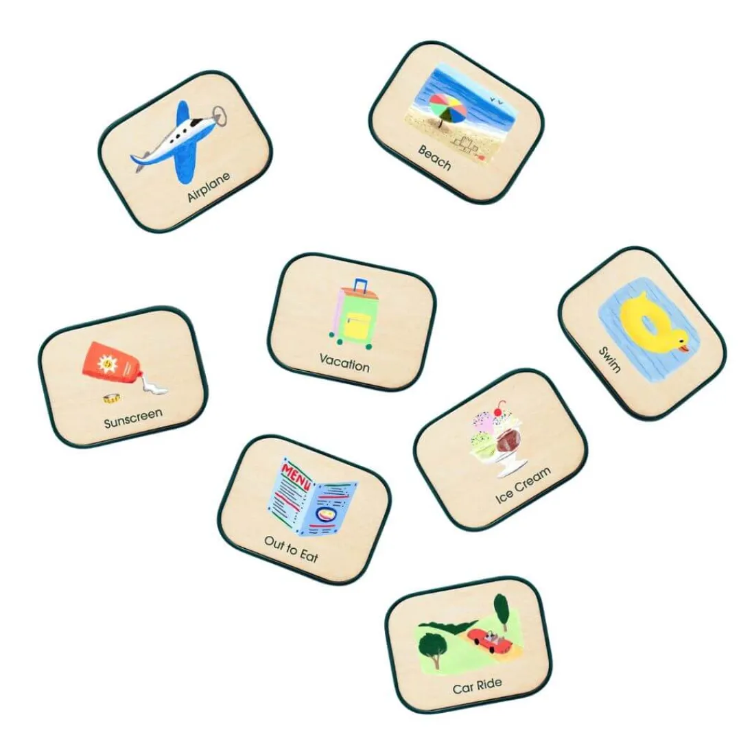 Charmspring Early Learning|4 Years < Beach Vacation Activity Tiles