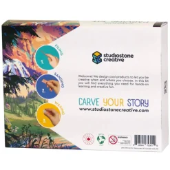 Studiostone Creative Stem Toys|Stem Toys < Bear and Wolf Soapstone Carving Kit