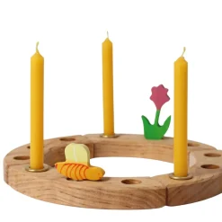 Grimm's Spiel u0026 Holz Parents|Summer Nature Table < 100% Beeswax Amber Candles