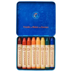 Stockmar 4 Years|3 Years < Beeswax Crayons - Waldorf Mix - 8 Sticks