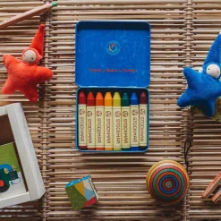 Stockmar 4 Years|3 Years < Beeswax Crayons - Waldorf Mix - 8 Sticks