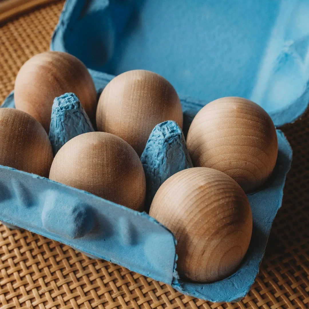 Bella Luna Toys Wooden Toys|2 Years < Bella Luna Wooden Toy Eggs, 6 Pack