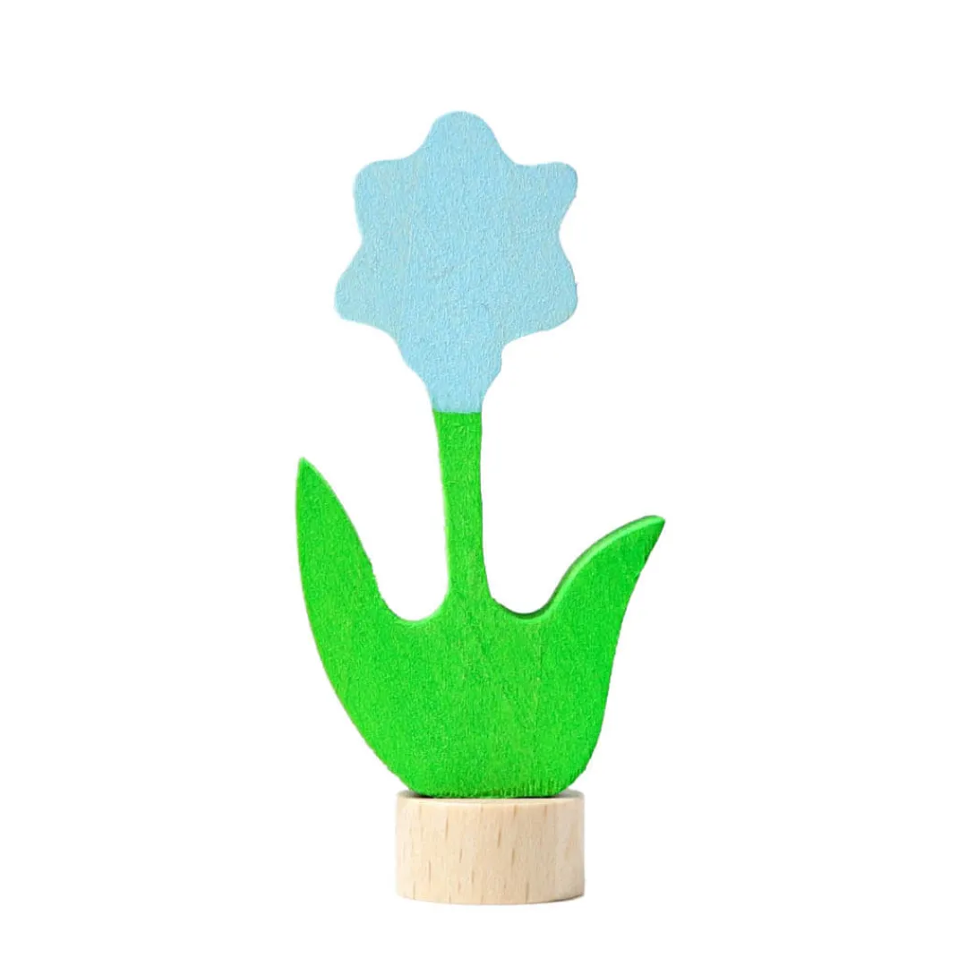 Grimm's Spiel u0026 Holz Handmade Toys|Summer Nature Table < Birthday Ring Decoration - Blue Flower