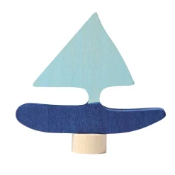 Grimm's Spiel u0026 Holz Wooden Toys|Summer Nature Table < Birthday Ring Decoration - Blue Sailboat