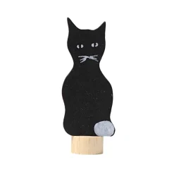Grimm's Spiel u0026 Holz Wooden Animals|Handmade Toys < Black Cat Decorative Figure