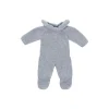 Miniland Dolls|4 Years < Blue-Gray Knit Doll Pajamas - 12''