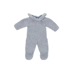Miniland Dolls|4 Years < Blue-Gray Knit Doll Pajamas - 12''
