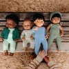 Miniland 4 Years|Montessori Inspired < Blue Knit Doll Pajamas - 15"