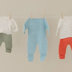 Miniland 4 Years|Montessori Inspired < Blue Knit Doll Pajamas - 15"