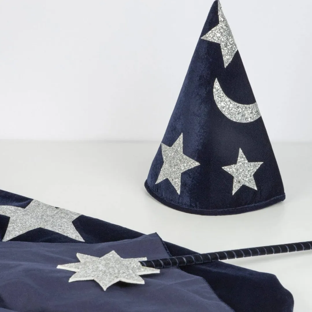 Meri Meri 4 Years|3 Years < Blue Velvet Wizard Costume