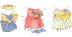 Woodfield Press 4 Years|5 Years < Bunny Rabbit Paper Doll Kit