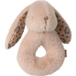 Maileg Maileg Collection|2 Years < Bunny Rattle Baby Gift Set - Powder