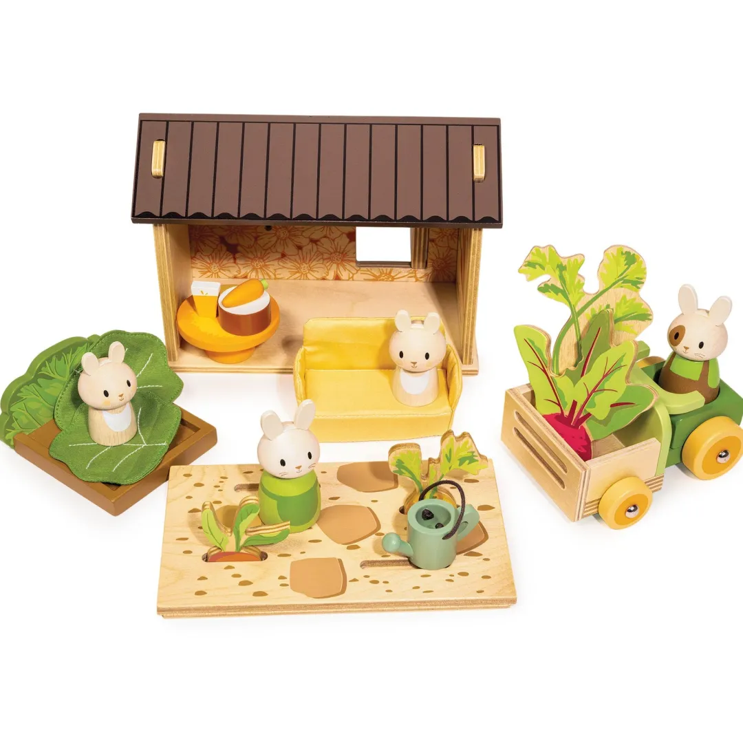 Tender Leaf Dollhouses|Wooden Toys < Bunny's Carrot Patch Wooden Playset