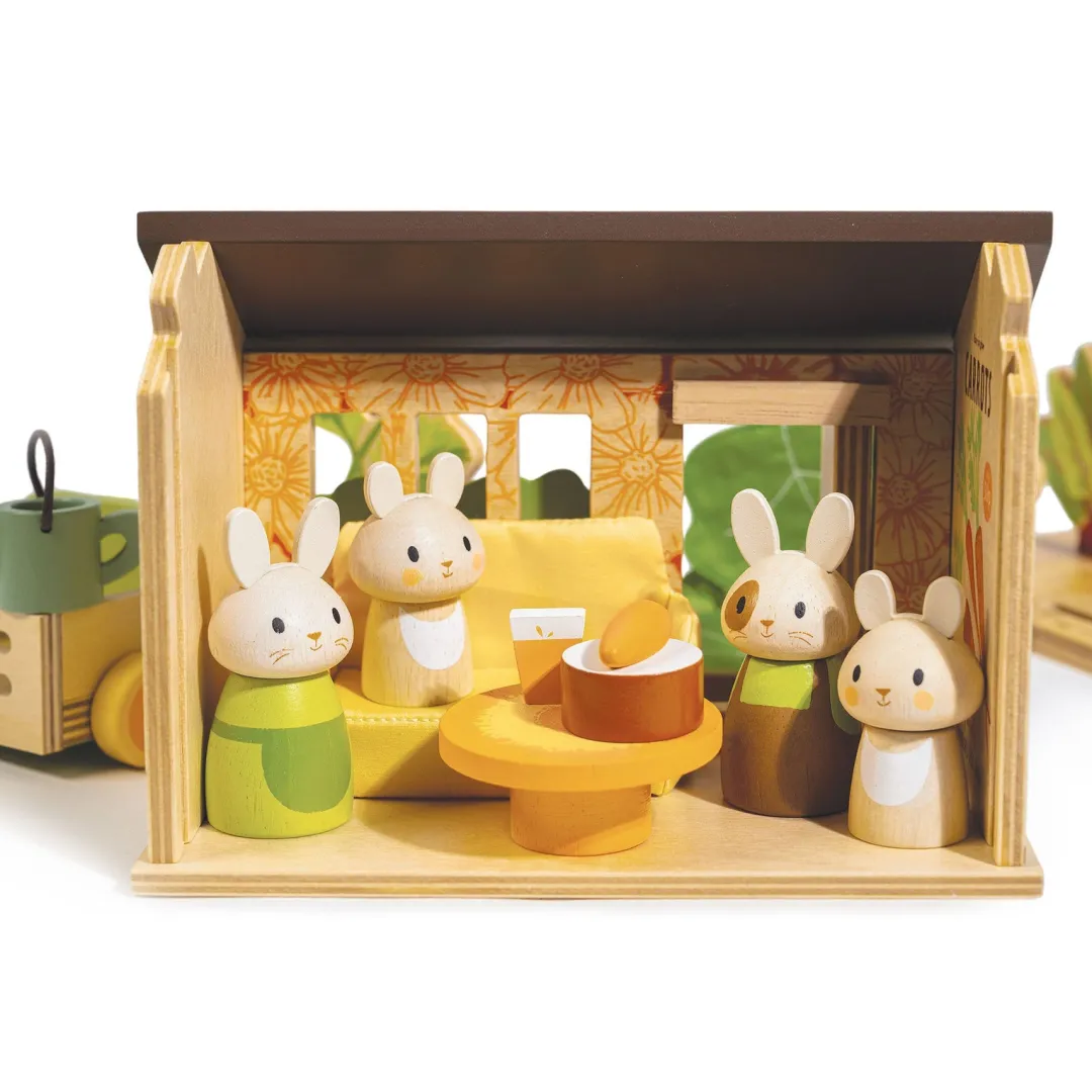 Tender Leaf Dollhouses|Wooden Toys < Bunny's Carrot Patch Wooden Playset