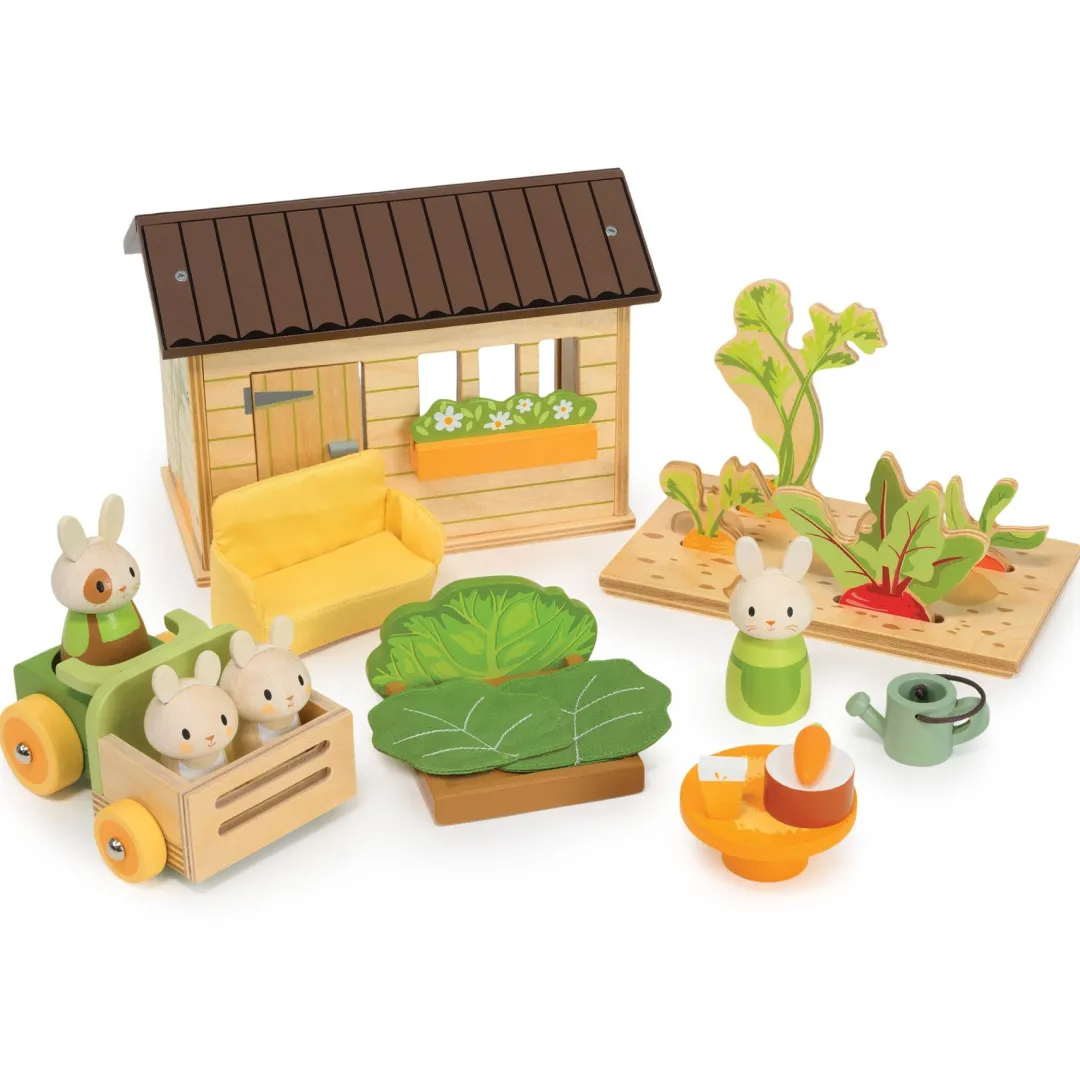Tender Leaf Dollhouses|Wooden Toys < Bunny's Carrot Patch Wooden Playset